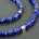 Kette mit Lapislazuli (viereckig) und vergoldetem 925er Silber